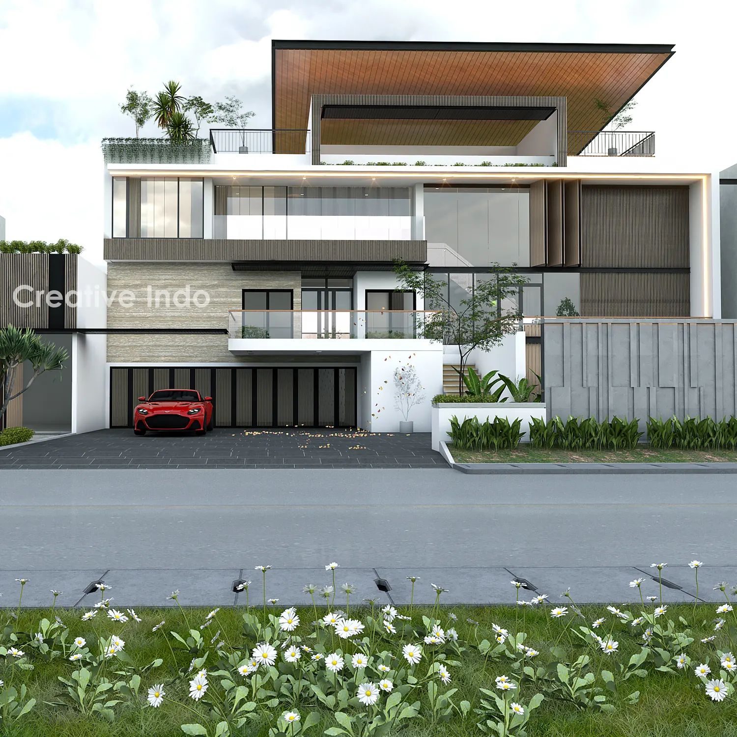 Jasa arsitek desain rumah mewah