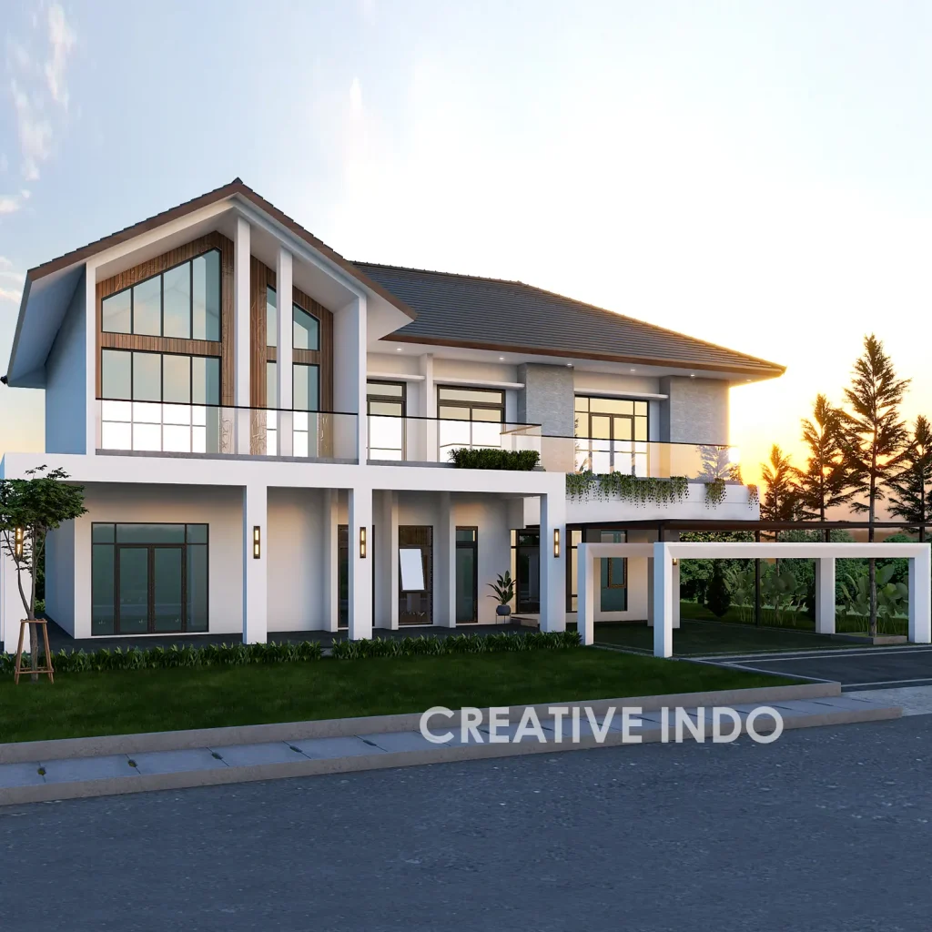 Jasa arsitek desain rumah mewah