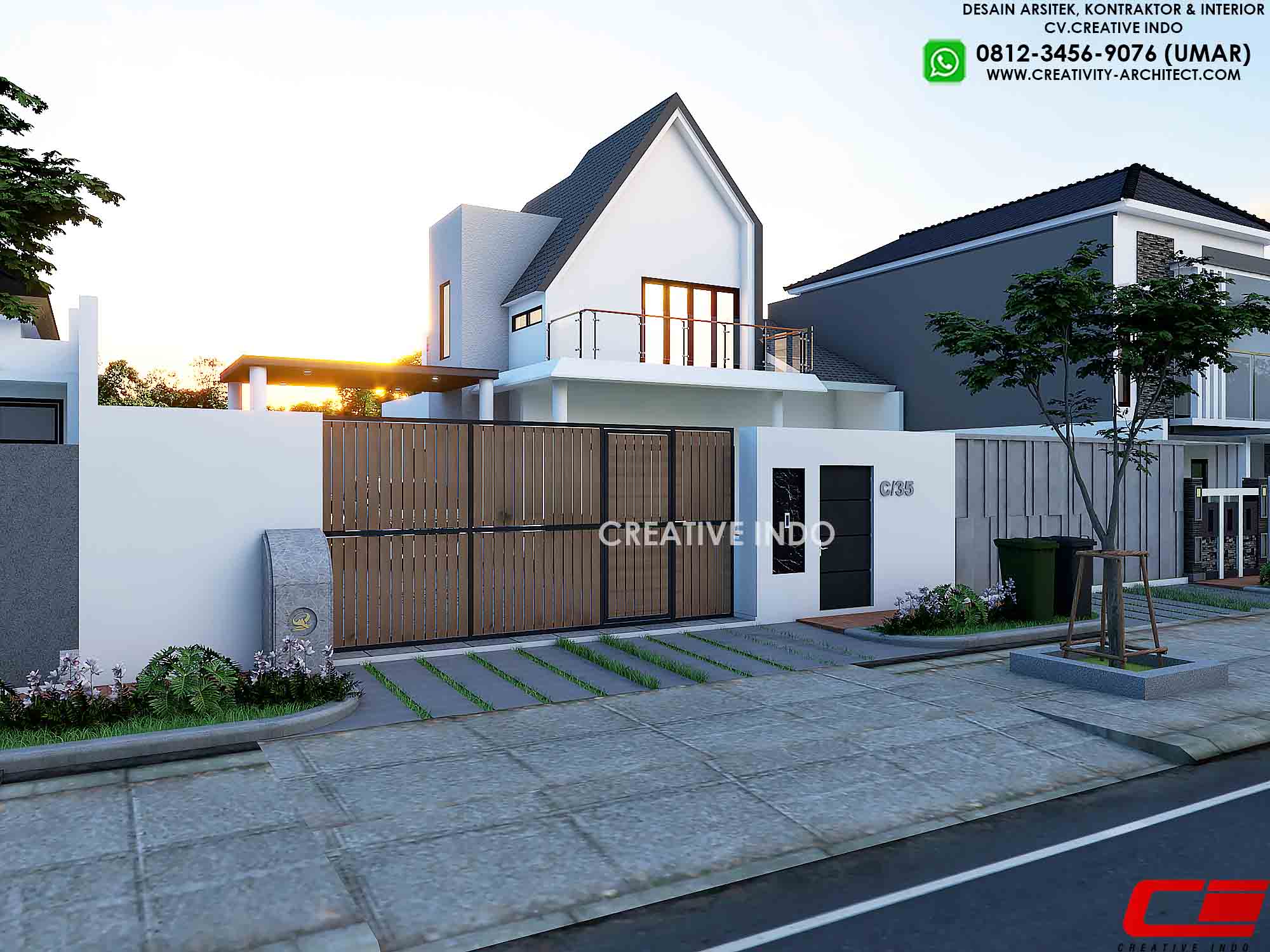 Jasa arsitek desain rumah mewah