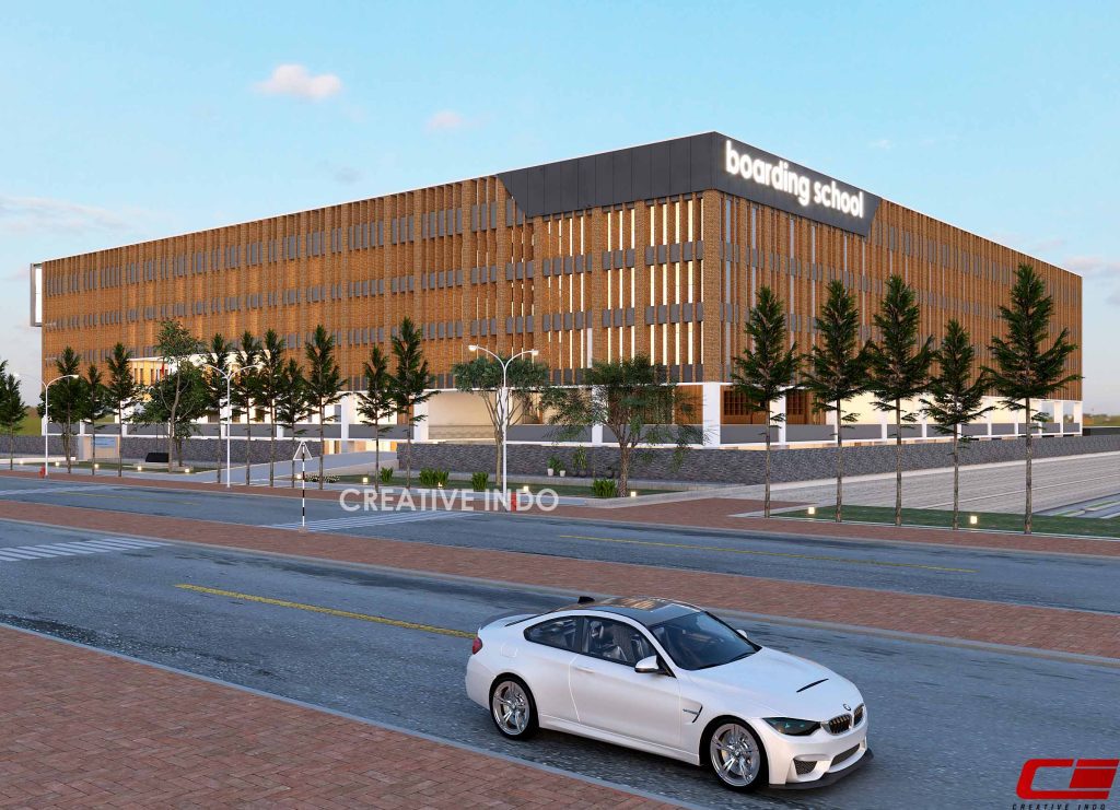 Jasa arsitek desain pondok pesantren modern / boarding school