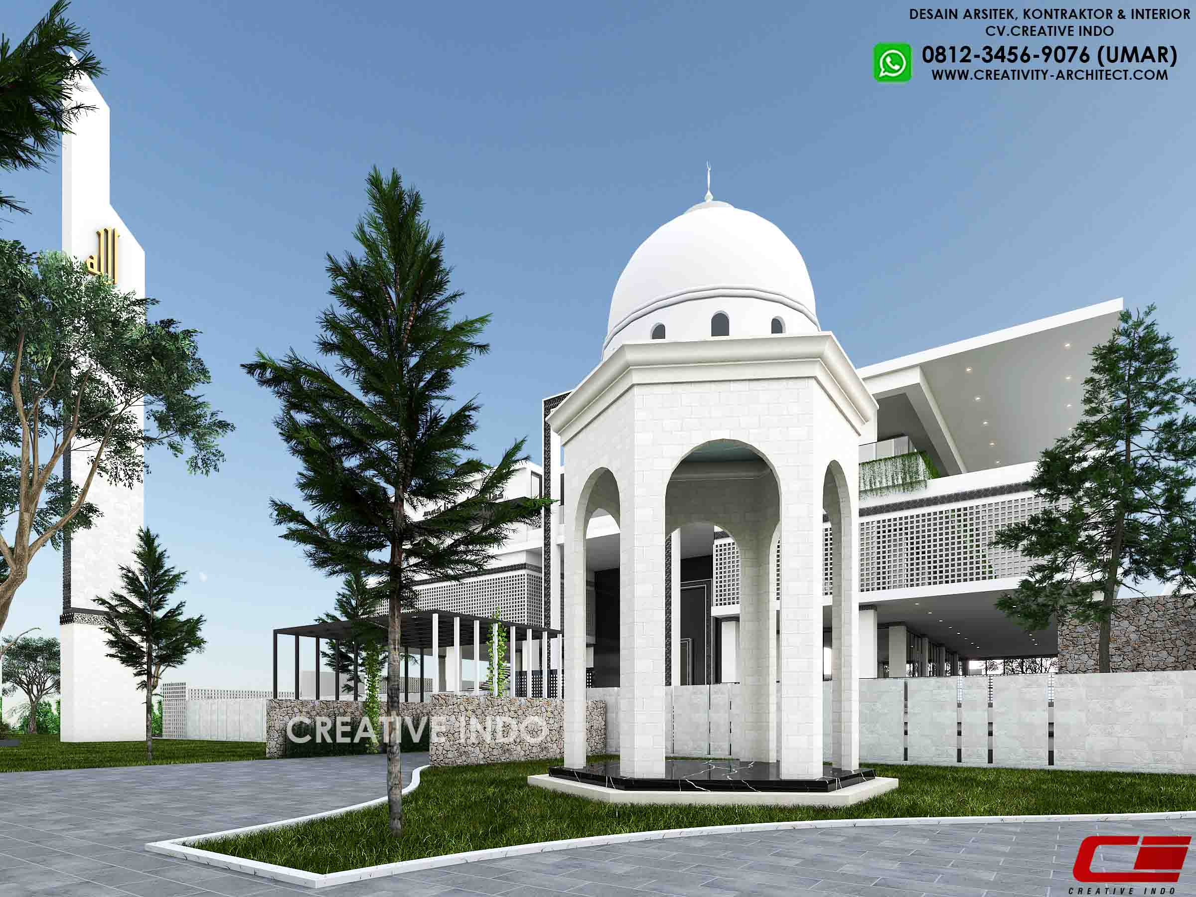 Jasa Arsitek Desain Masjid Modern / Klasik