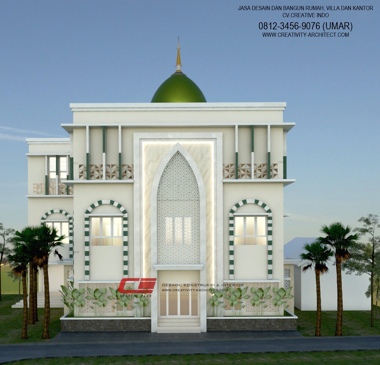 Jasa Arsitek Desain Masjid Modern / Klasik