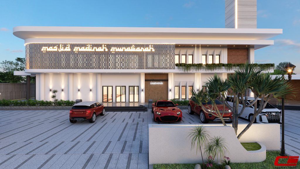 Desain Masjid Modern Indonesia oleh Mr. Umar, arsitek dari Creative Indo.