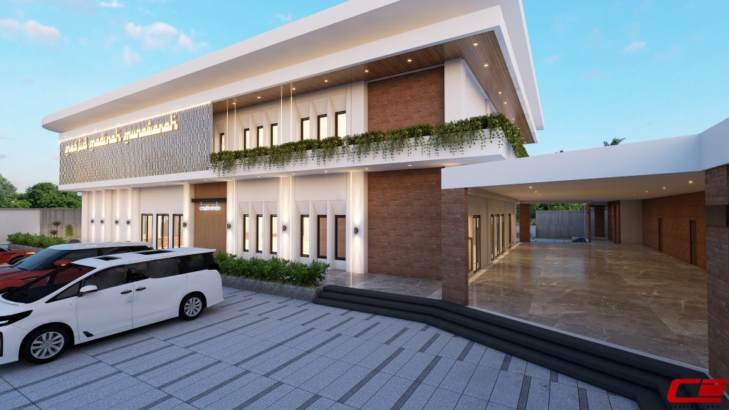 Desain Masjid Modern Indonesia oleh Mr. Umar, arsitek dari Creative Indo.