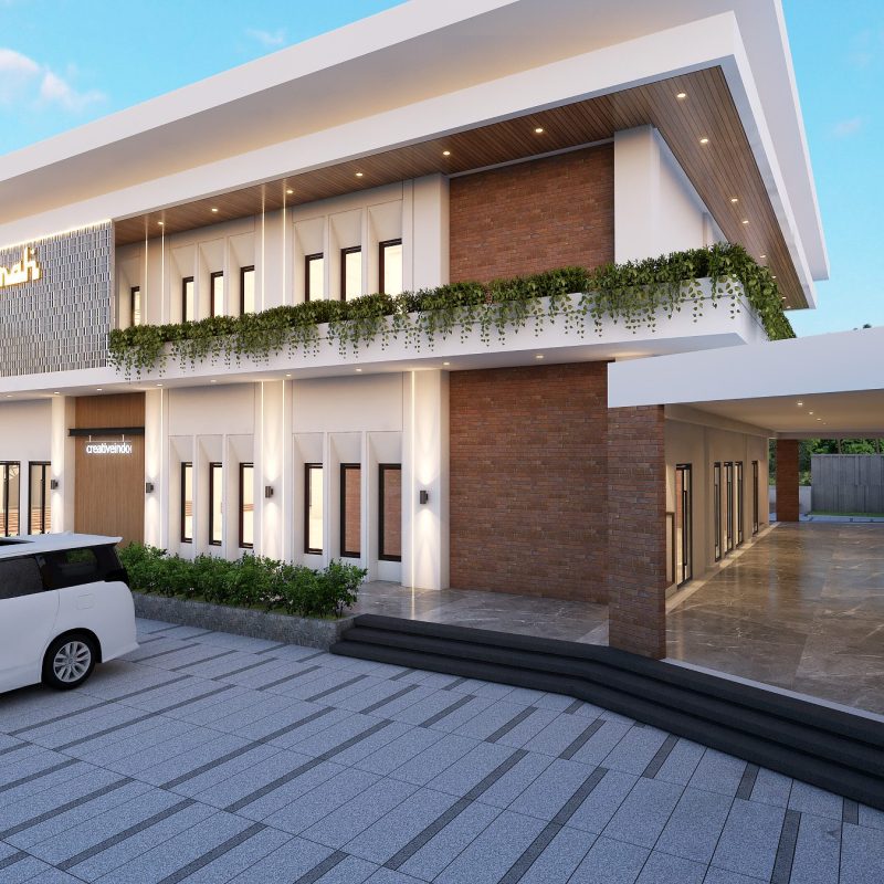 Desain Masjid Modern Indonesia oleh Mr. Umar, arsitek dari Creative Indo.