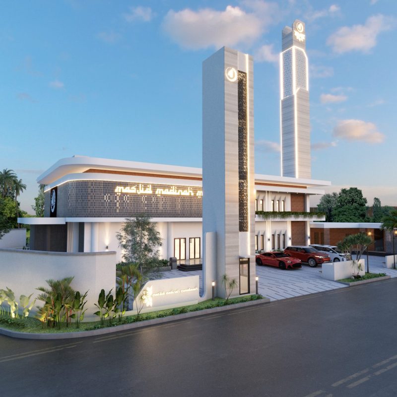 Desain Masjid Modern Indonesia oleh Mr. Umar, arsitek dari Creative Indo.